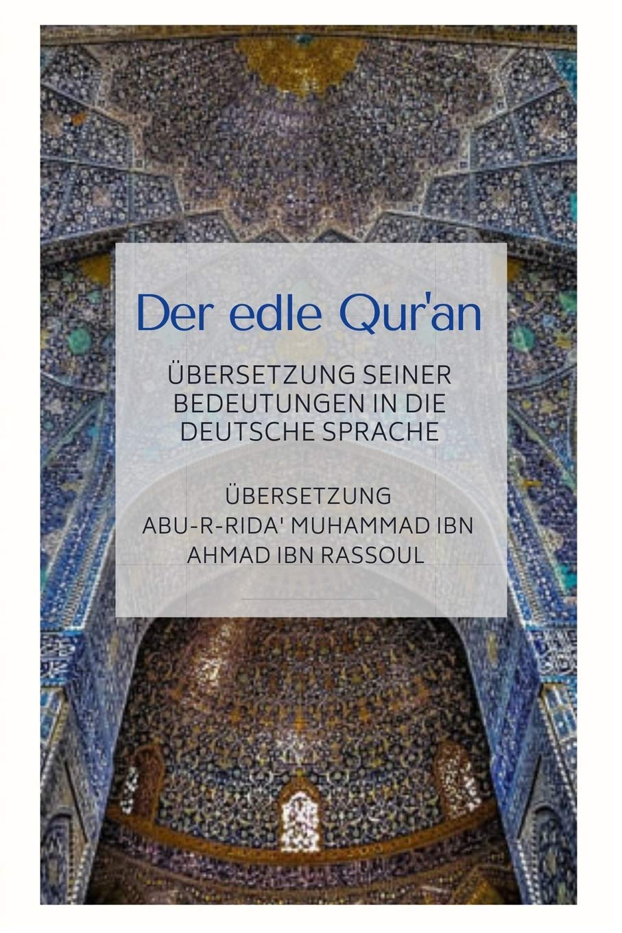 Copertina di Der edle Qur'an