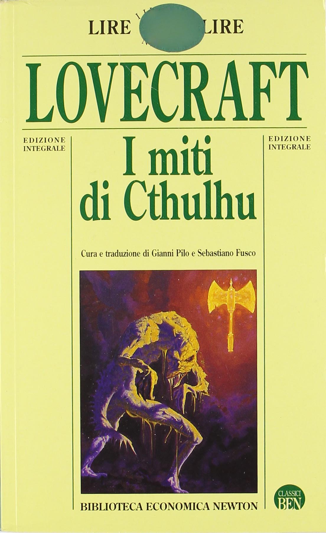 Copertina di I MITI DI CTHULHU