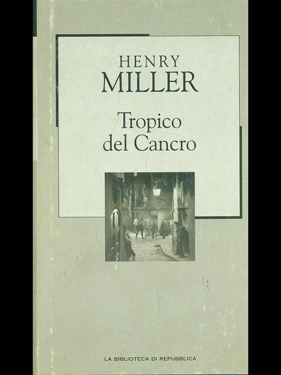 Copertina di TROPICO DEL CANCRO