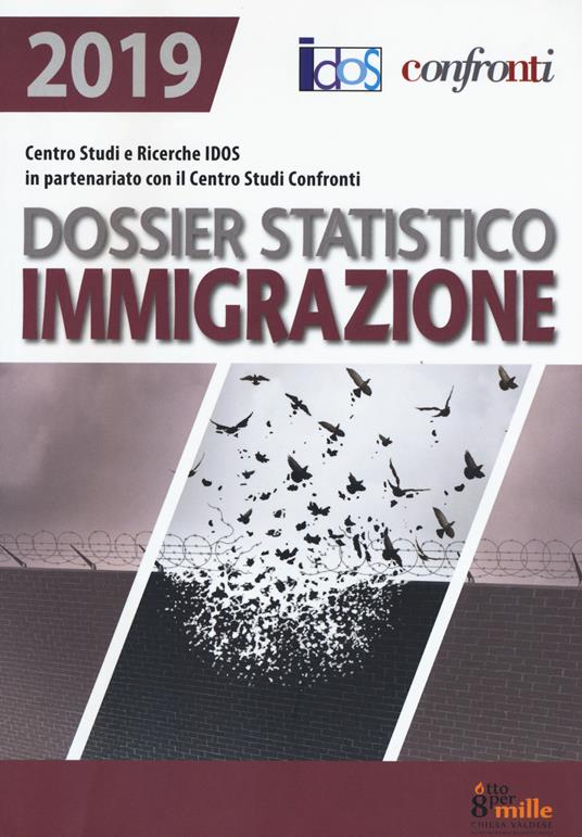 Copertina di Dossier Statistico immigrazione 2019