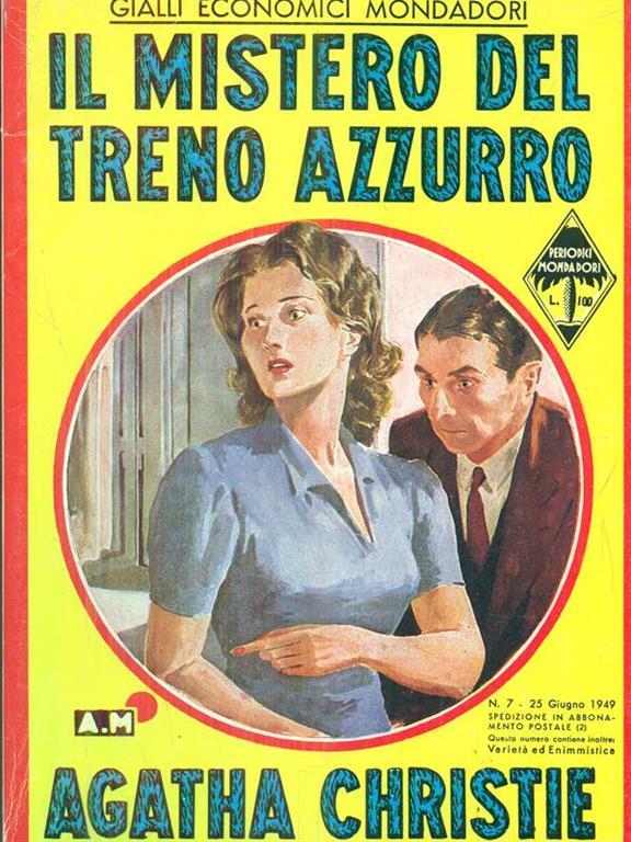 Copertina di Il mistero del treno azzurro