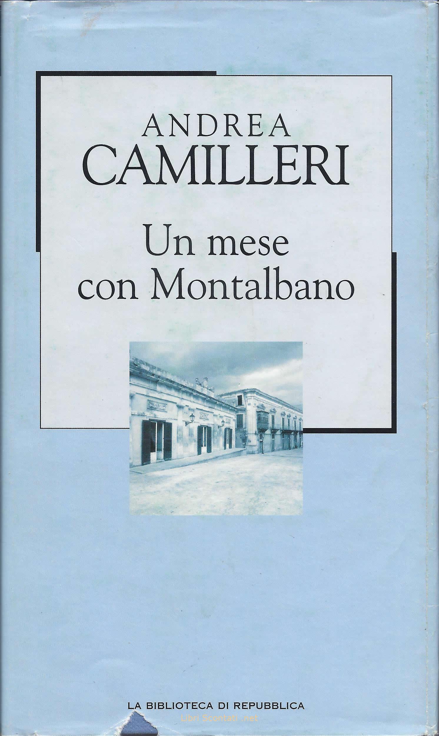 Copertina di Un mese con Montalbano