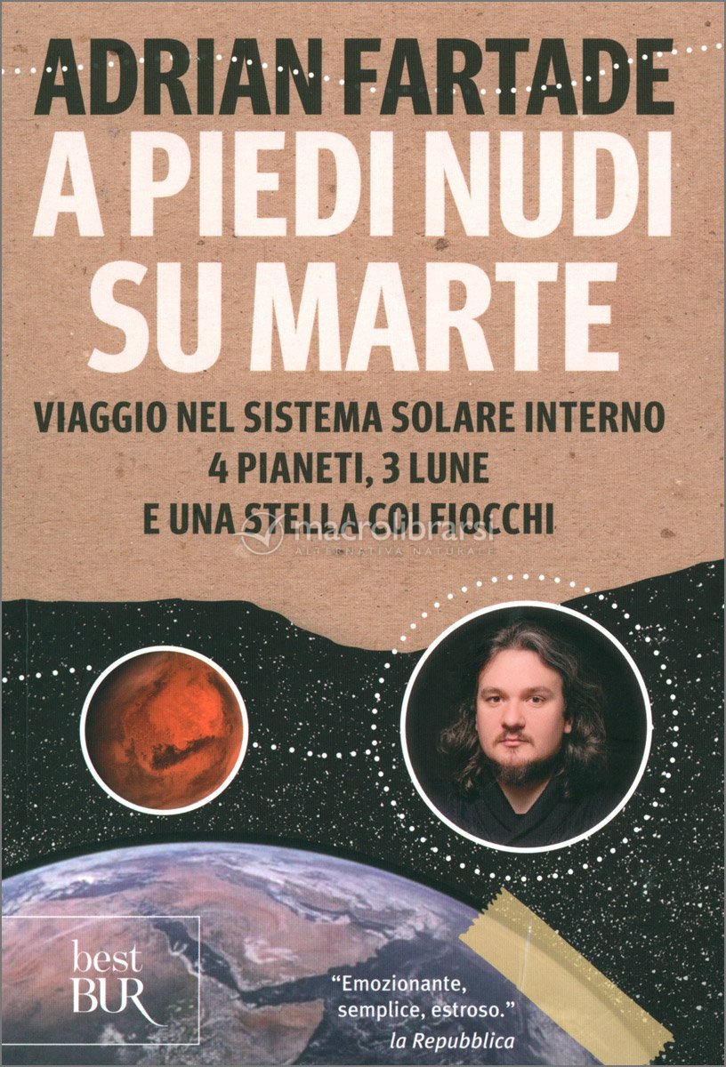 Copertina di A piedi nudi su marte